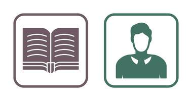 Book and Judge Icon vector