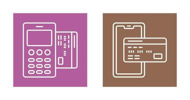 Card Machine and Payment Icon vector