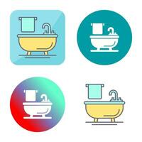 Bathtub Vector Icon