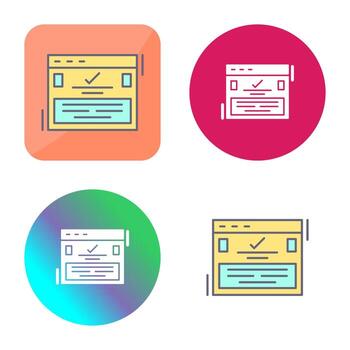 Complete Vector Icon