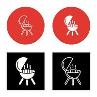 icono de vector de barbacoa