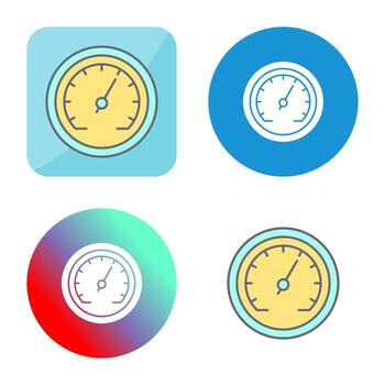 icono de vector de velocímetro