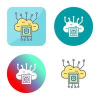 Cloud Computing Vector Icon