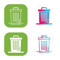 Trash Can Vector Icon