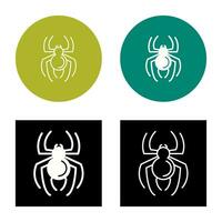 icono de vector de araña