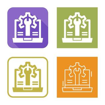 icono de vector de desarrollo web