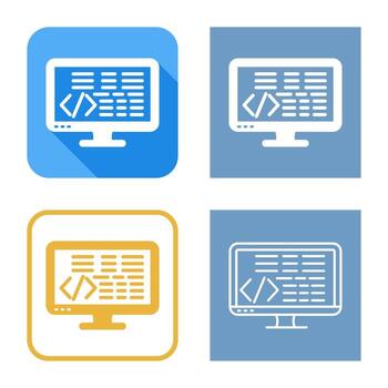 Coding Vector Icon