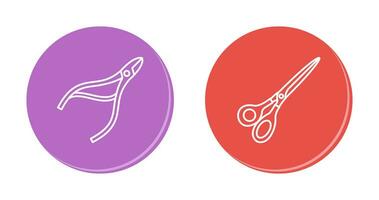 Nippers and Scissors Icon vector