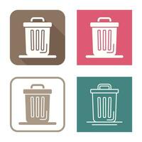 Trash Can Vector Icon