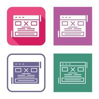 Error Vector Icon