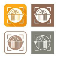 Fingerprint Scanner Vector Icon