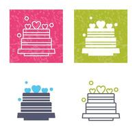 Wedding Cake Vector Icon