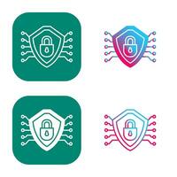 Cyber Security Vector Icon