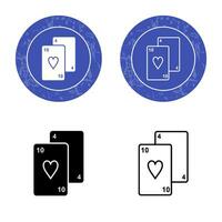 Playing Cards Vector Icon