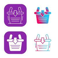 Add To Basket Vector Icon