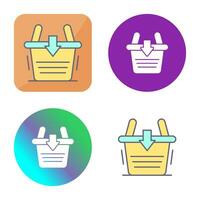Add To Basket Vector Icon