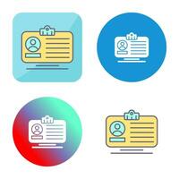 Id Card Vector Icon