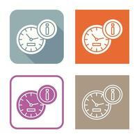 icono de vector de reloj