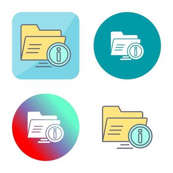 icono de vector de carpeta