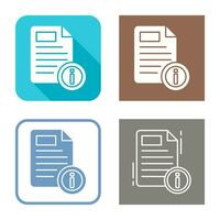 Document Vector Icon