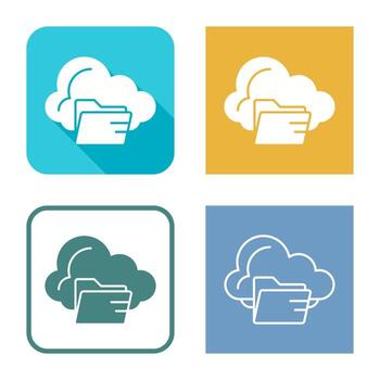 icono de vector de carpeta