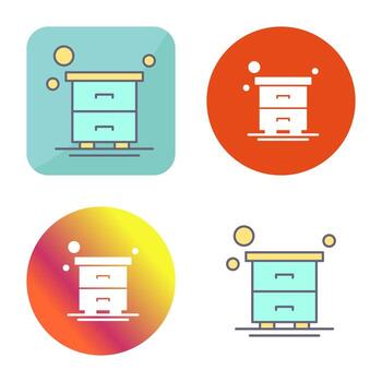 icono de vector de mesa