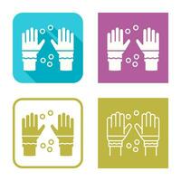 Winter Gloves Vector Icon