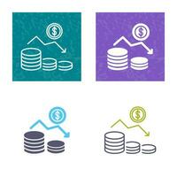 Money Loss Vector Icon