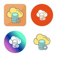 Cloud Data Vector Icon