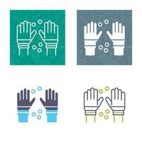 Winter Gloves Vector Icon