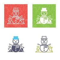 Snowman Vector Icon