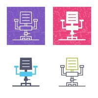 Desk Chair Vector Icon