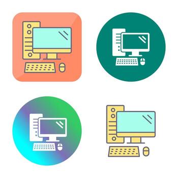 Computer Vector Icon