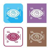 Eye Recongnition Vector Icon