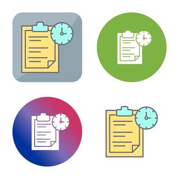 Task Management Vector Icon