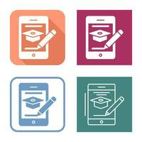 Online Course Vector Icon