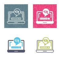 Digital Learning Vector Icon