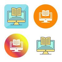 Digital Learning Vector Icon