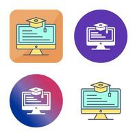 Online Learning Vector Icon