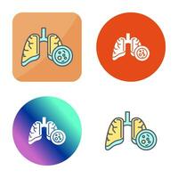 Lung Cancer Vector Icon