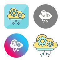 Cloud Computing Vector Icon