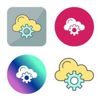 Cloud Computing Vector Icon