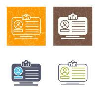 Id Card Vector Icon