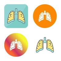 Lungs Vector Icon