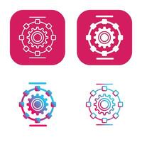 Automated Process Vector Icon