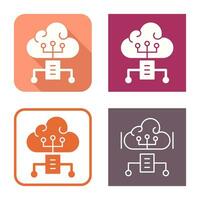 Cloud Computing Vector Icon