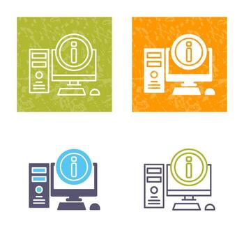 Computer Vector Icon