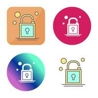 Open Lock Vector Icon