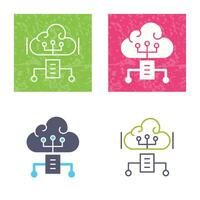 Cloud Computing Vector Icon