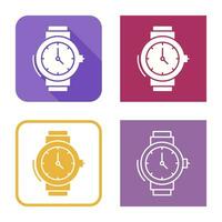 icono de vector de reloj de pulsera